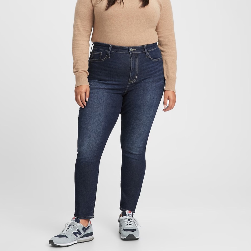 Gap high rise favorite jegging in dark moon 18/34R
